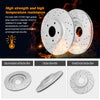 Front & Rear Drilled Rotors + Pads for Chevy Silverado 1500 GMC Sierra 1500 - YXPCARS