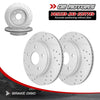 Front and Rear Disc Rotors for 2004 2005 Dodge RAM 1500 Durango