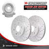 Front & Rear Drilled Disc Brake Rotors for Silverado Sierra Suburban 1500 Yukon