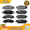 Front Rear Ceramic Brake Pads For Chevy Avalanche Silverado/ Suburban 1500, GMC - YXPCARS
