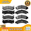 Front Rear Ceramic Brake Pads For Avalanche Silverado Suburban 1500 Tahoe Yukon - YXPCARS