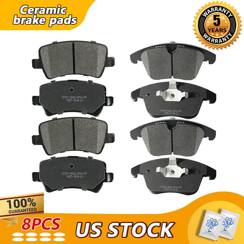 Front & Rear Disc Ceramic Brake Pads Set For Land Rover LR2 Volvo S80 V60 XC70 - YXPCARS
