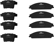 Front & Rear Ceramic Brake Pads D1070,D1071 for FORD FIVE HUNDRED 2005-2007/FREESTYLE 2005-2007/TAURUS 2008-2009/FORD TAURUS X 2008-2009/MERCURY MONTEGO 2005-2007/MERCURY SABLE 2008-2009