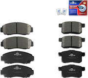 Ceramic Brake Pads For Honda Accord 2008/2009/2010/2011/2012,Acura TSX 2009/2010/2011/2012/2013/2014 Brake Kits (Front,Rear/D787,D1336)