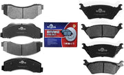 Ceramic Brake Pads for FORD F-150 2015 2016 2017/FORD F-150 Brake Pads 2012 2013 2014(Front and Rear)