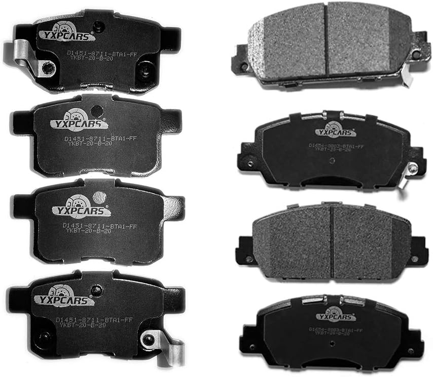 Brake Pads for HONDA ACCORD 2013,2014,2015,2016,2017 (Front and Rear) Not For LX Models