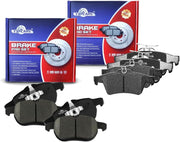 Vehicle Brake Pad for 2004 2005 2006 2007 2008 2009 2010 2011 SAAB 9-3 Brake Pads (with 11.2 or 11.89 inch Front Rotors) Are Works Great,Right Dimensions by DOT Certified Mechanic Reviewed!