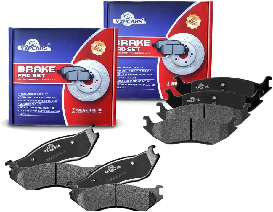 Brake Replacement for 2003 2004 2005 2006 Durango 2005 Ram 1500 5 Lugs; Laramie, SLT, ST 2003 Ram 1500 Van Rear Disc Brake Pads Are Right Dimensions by DOT Certified Mechanic Reviewed!
