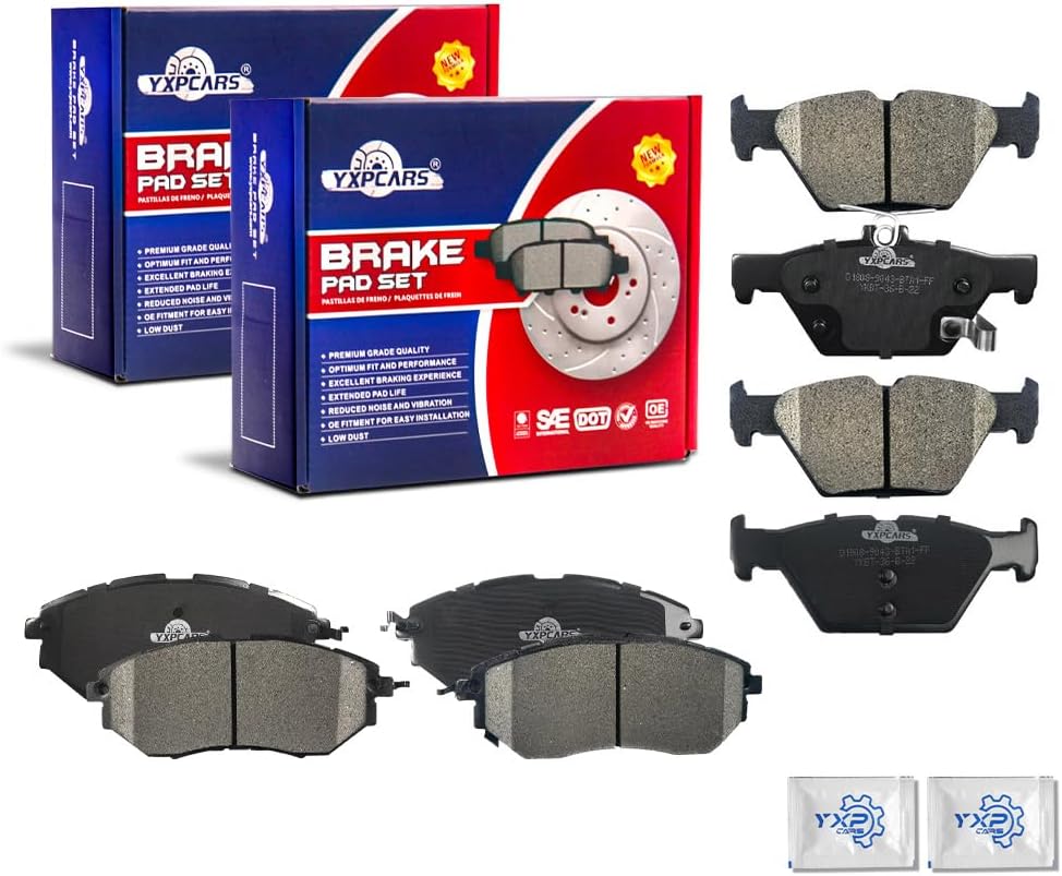 Vehicle Brake Pad for 2015 2016 2017 2018 Subaru Legacy Subaru Outback Brake Pads Are Works Great,Right Dimensions by DOT Certified Mechanic Reviewed!