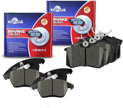 Vehicle Brake Pad for 2010 2011 2012 Audi A3,2010 2011 2012 2013 Golf Brake Pads Are Works Great,Right Dimensions by DOT Certified Mechanic Reviewed!
