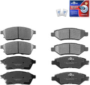 Ceramic Brake Pads For 2010 Cadillac Srx,2011/2012/2013/2014/2015/2016 Cadillac Srx,2011 Saab 9-4x Brake Kit(Front & Rear/D1422+D1337)