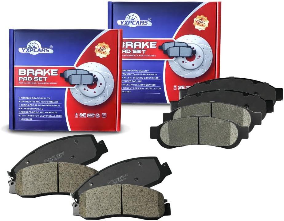 Brake Replacement for 2010 2011 FORD F-250 F-350 Super Duty Brake Pads Are Works Great,Right Dimensions by DOT Certified Mechanic Reviewed!
