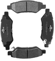 Front and Rear Ceramic Brake Pads for CHEVROLET CAMARO 2010/2011/2012/2013/2014/2015 V6 3.6L Models