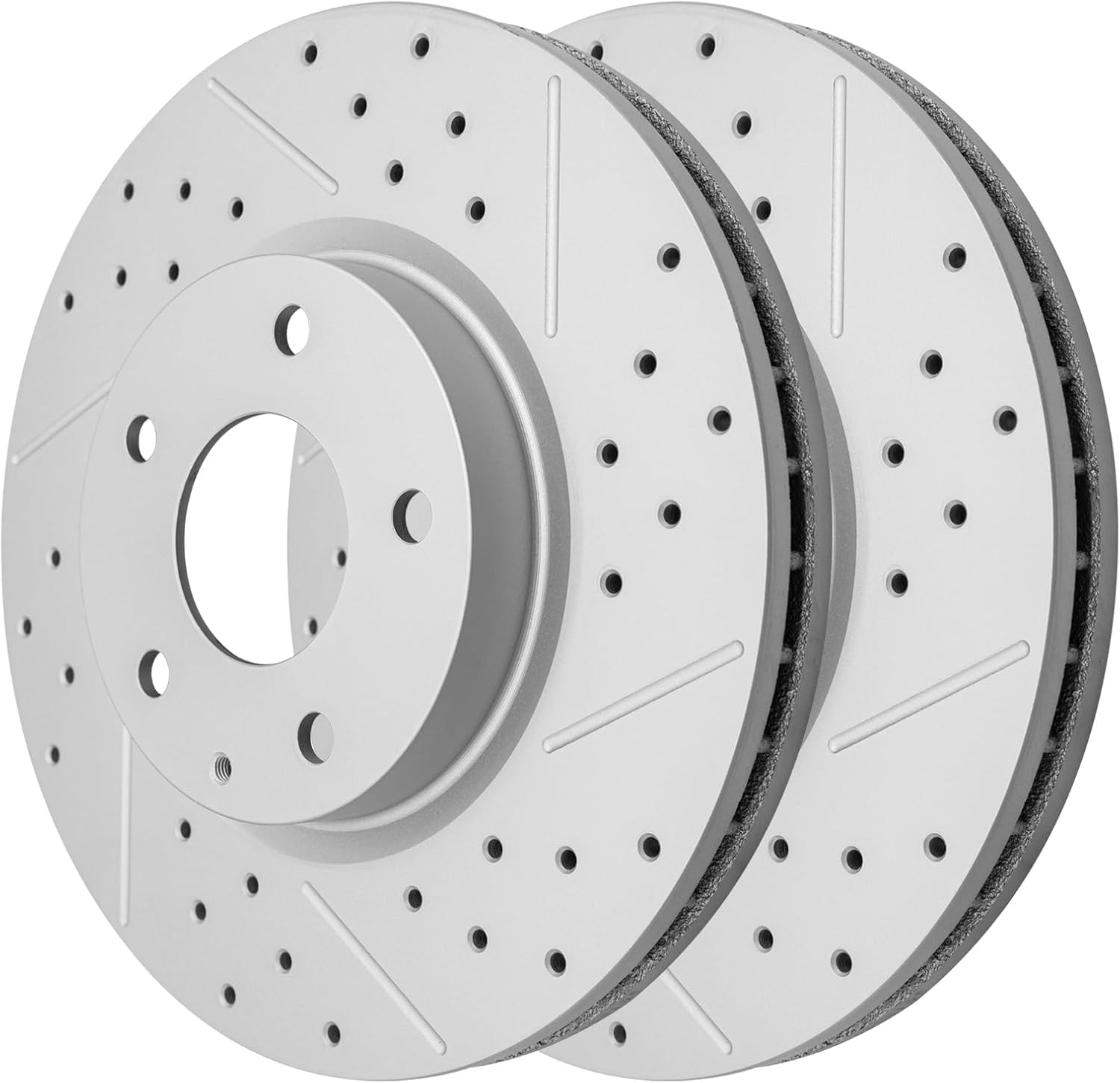 Front Drilled and Slotted Disc Brake Rotors Replacement for Mazda 6 2014 2015 2016 2017 2018/ CX-5 2013-2017