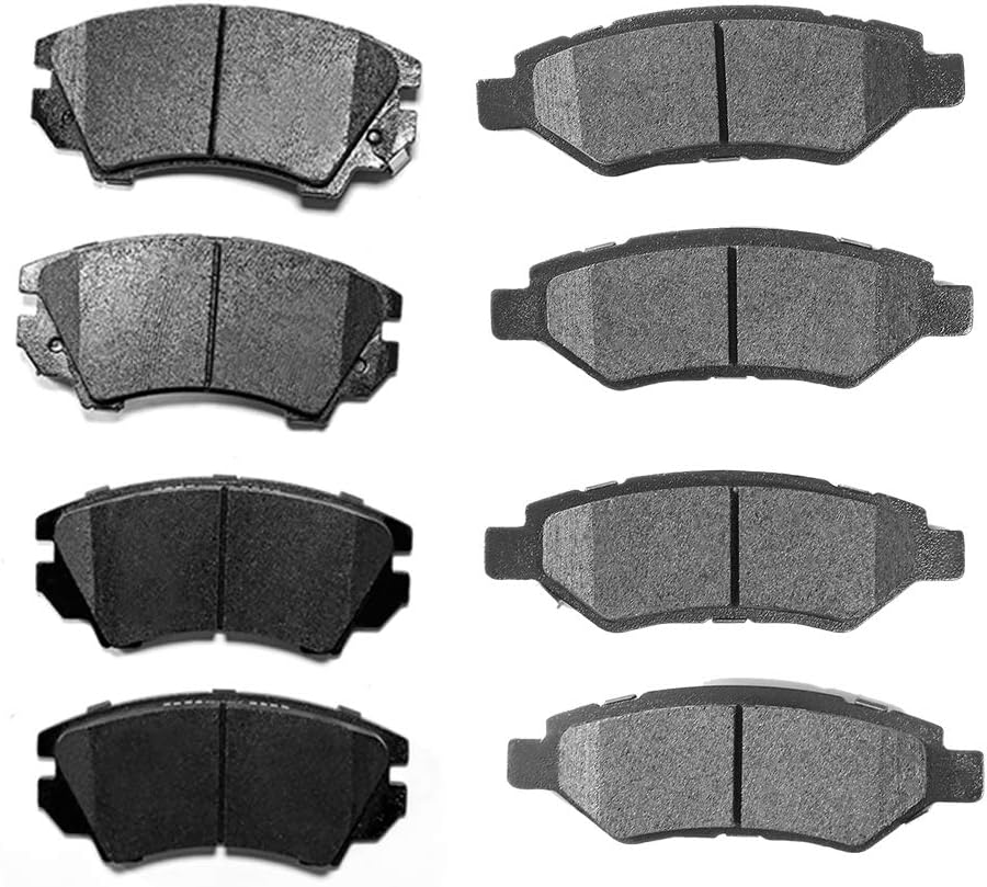 Front and Rear Ceramic Brake Pads for CHEVROLET CAMARO 2010/2011/2012/2013/2014/2015 V6 3.6L Models