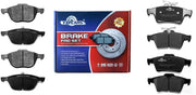 Front & Rear Ceramic Brake Pads D1044,D1095 for MAZDA 3 2006 All Models/MAZDA 3 2007-2013 Excluding MAZDA SPEED Models