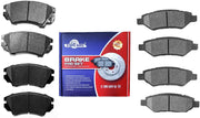 Front and Rear Ceramic Brake Pads for CHEVROLET CAMARO 2010/2011/2012/2013/2014/2015 V6 3.6L Models