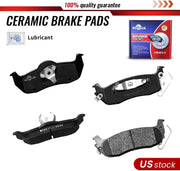 Brake Pads for 2004 2005 2006 QX56 Armada Pathfinder Armada 2004 2005 2006 2007 TITAN Brake Pads Are Works Great,Right Dimensions by DOT Certified Mechanic Reviewed!