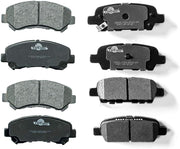 Front & Rear Ceramic Brake Pads D1374,D905 for MAXIMA 2009-2014/2016-2017 All Models/SENTRA 2009-2012 2.5L SE-R Spec-V