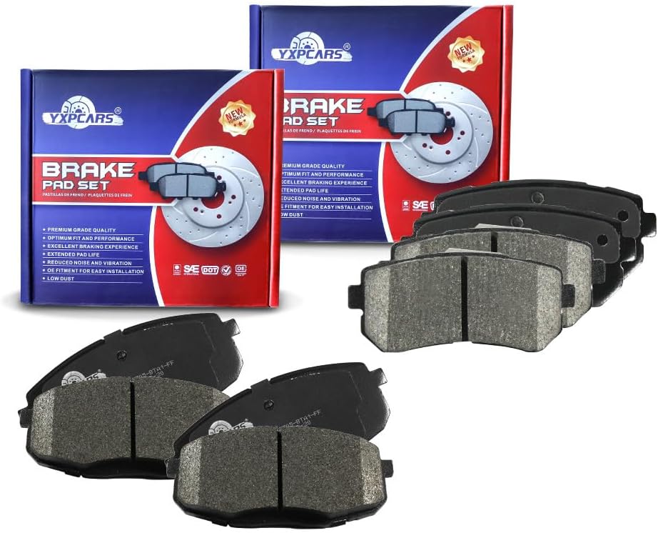 Vehicle Brake Pad for 2009 2010 2011 2012 Hyundai Elantra,2010 2011 2012 2013 KIA Forte/Forte Koup Brake Pads Are Works Great,Right Dimensions by DOT Certified Mechanic Reviewed!
