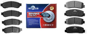Ceramic Brake Pads for FORD F-250 Super Duty 2008-2011 & F-350 Super Duty 2005-2012 (Front & Rear D1069+D1067)