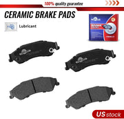 Vehicle Brake Pad for GMC JIMMY 1998 1999 2000 2001 2002 2003 2004 2005 BLAZER Brake Pads Are Works Great,Right Dimensions by DOT Certified Mechanic Reviewed!