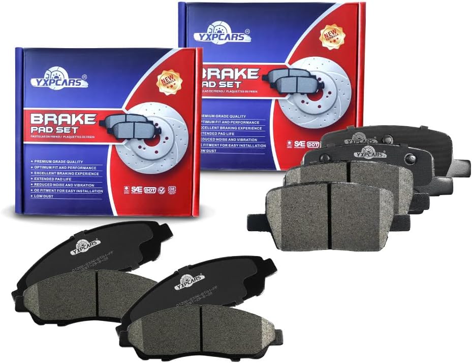Vehicle Brake Pad for 2018 2019 2020 Buick Enclave 2019 2020 Blazer 2018 2019 2020 Traverse 2017 2018 2019 2020 GMC Acadia Brake Pads Are Right Dimensions by DOT Certified Mechanic Reviewed!