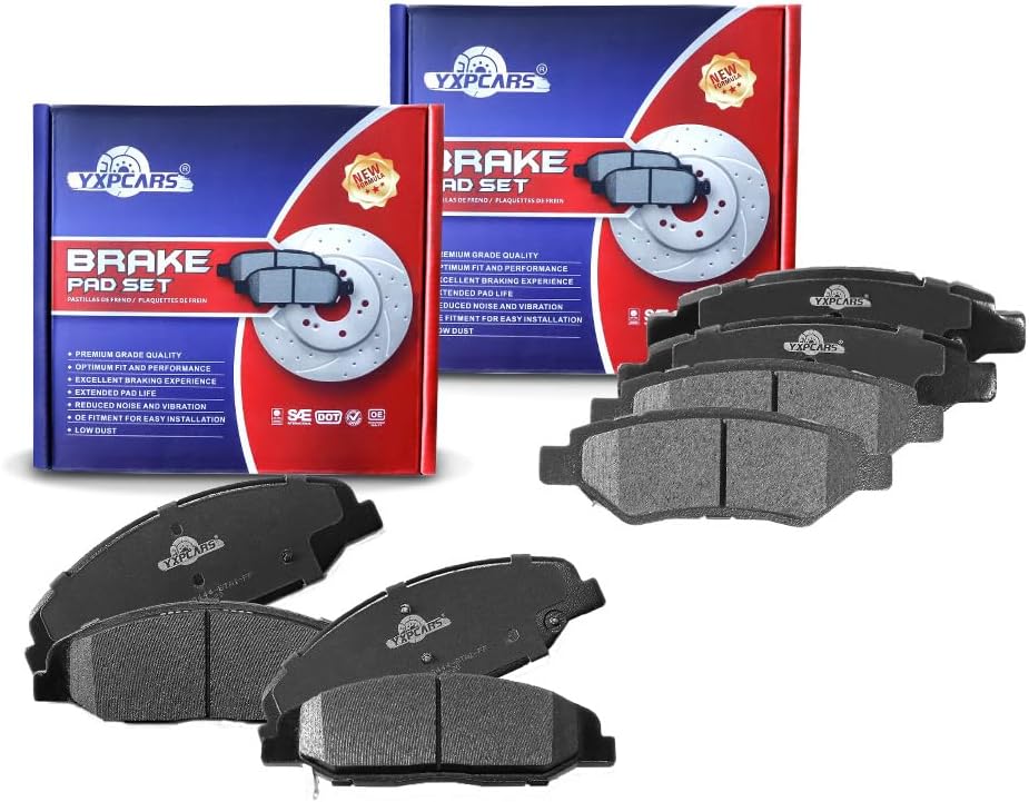 Vehicle Brake Pad for 2008 2009 2010 2011 2012 2013 2014 CADILLAC CTS Brake Pads Are Works Great,Right Dimensions by DOT Certified Mechanic Reviewed!