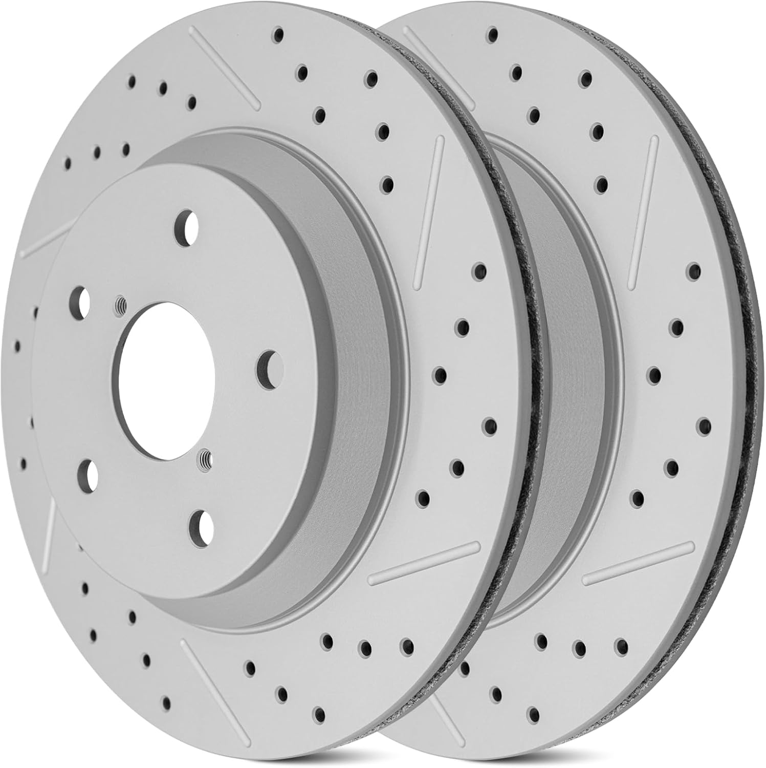Front Drilled and Slotted Disc Brake Rotors Replacement for Nissan Altima 2007 2008 2009 2010 2011 2012 2013 2014 2015 2016 2017 2018 2019 2020 2021 2022 2023 2024 2025