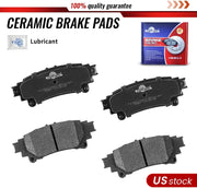 Vehicle Brake Pad for 2016 2017 2018 2019 2020 Mirai Brake Pads Are Works Great,Right Dimensions by DOT Certified Mechanic Reviewed!