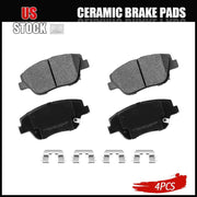 Front Brake Rotors Brake Pads and Replacement for HYUNDAI SONATA 2011-2015,KIA OPTIMA 2011-2016-Premium Drilled and Slotted ROTORS 11.81 inch (300mm) by DOT Certified Mechanic Reviewed!