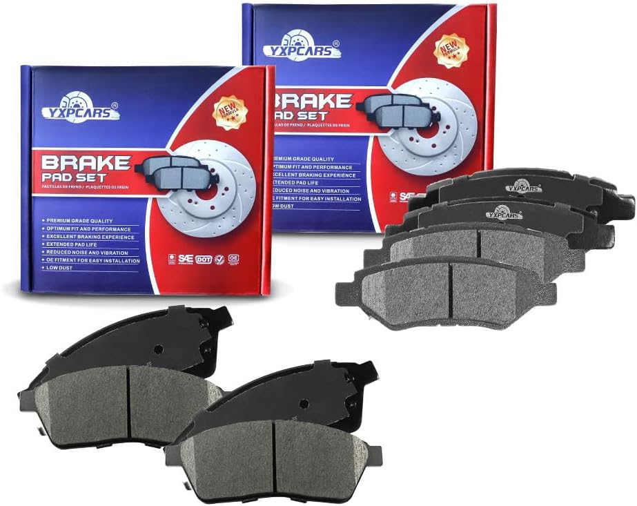 Brake Replacement for 2010 2011 2012 2013 2014 2015 2016 Cadillac Srx,2011 Saab 9-4x Brake Pads Are Works Great,Right Dimensions by DOT Certified Mechanic Reviewed!