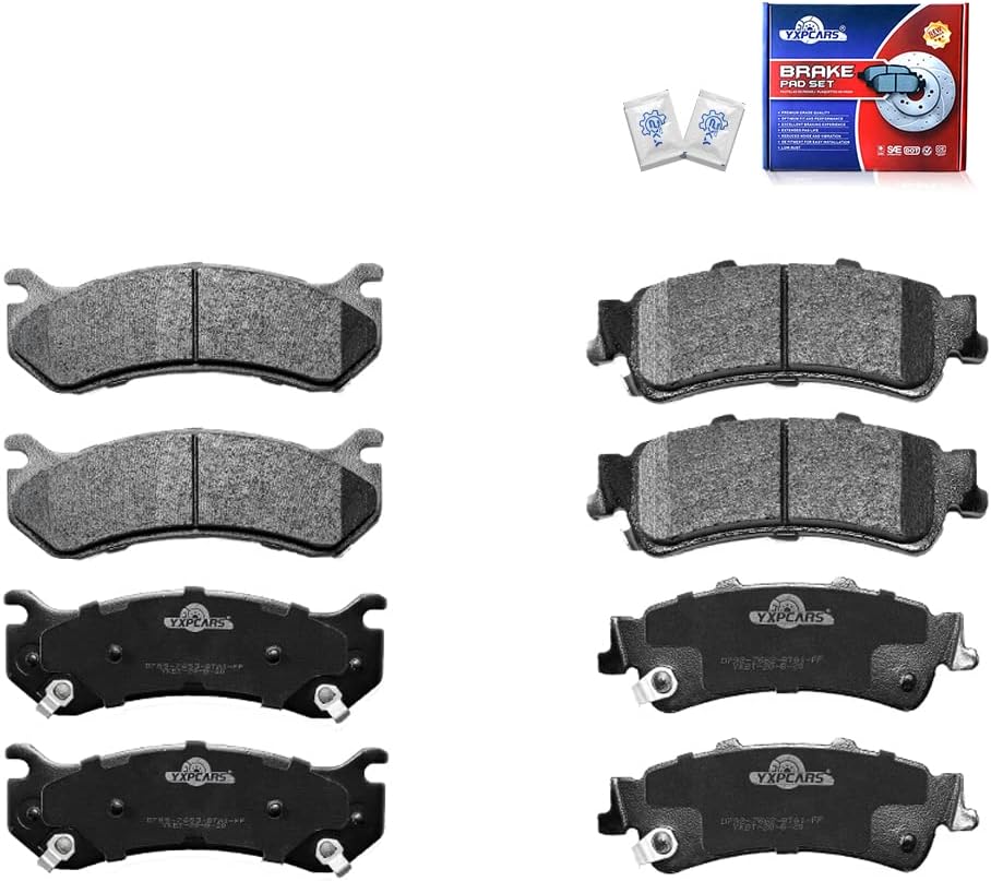 Brake Pads For Silverado 1500 1999-2006,GMC SIERRA 1500 1999-2006,ASTRO 2003-2005,GMC SAFARI 2003-2005,TAHOE 2000/2001,GMC YUKON 2000/2001 Brake Kits (Ceramic Front,Rear/D785,D792)