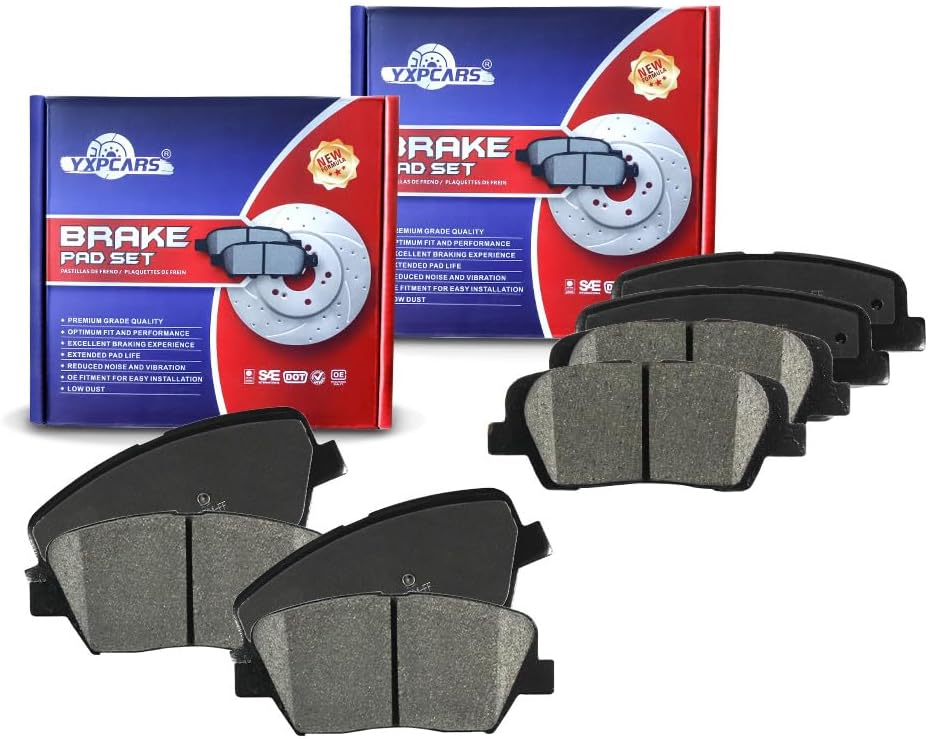 Brake Replacement for 2010 2011 2012 Hyundai Santa Fe Brake Pads Are Works Great,Right Dimensions by DOT Certified Mechanic Reviewed!