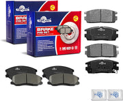 Vehicle Brake Pad for 2007 2008 2009 Equinox Pontiac Torrent Suzuki XL-7 Saturn VUE 2012 2013 2014 2015 Captive Sport Brake Pads Are Right Dimensions by DOT Certified Mechanic Reviewed!