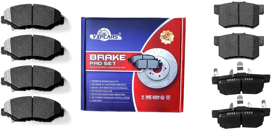 Front & Rear Ceramic Brake Pads D914,D1086 for HONDA CR-V 2012-2014 Front Wheel Drive/HONDA CR-V 2005-2006 All Models