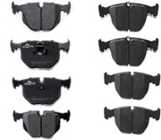 Front and Rear Brake Pads for BMW 740i/740iL/M5/X5