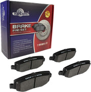 Front & Rear Ceramic Brake Pads D1273,D1274 for JEEP WRANGLER 2007/2008/2009/2010/2011/2012/2013/2014/2015/2016/2017 All Models