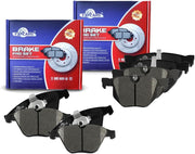 Vehicle Brake Pad for 2007 2008 2009 2010 2011 BMW 335d BMW 335i BMW 335xi Brake Pads Are Works Great,Right Dimensions by DOT Certified Mechanic Reviewed!