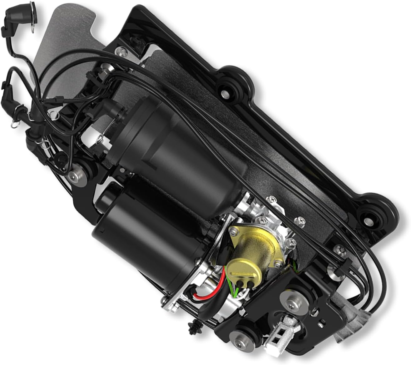 Air Suspension Compressor for Air Ride Pump, for Cadillac SRX 2004-2009/ STS 2005 2006 2007 2008 2009 2010 with bracket Parts# 88957190 25747997