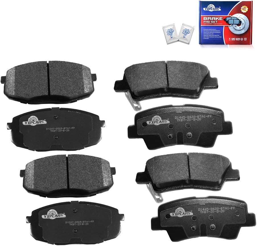 Brake Pads For Kia Soul 2014/2015/2016 Brake Kits (‎Front,Rear/D1397,D1445)