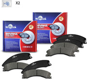 Brake Replacement for 2011 2012 2013 2014 2015 2016 SILVERADO 2500 3500 GMC SIERRA 2500 3500 Brake Pads Are Works Great,Right Dimensions by DOT Certified Mechanic Reviewed!