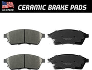 Ceramic Brake Pads For 2010 Cadillac Srx,2011/2012/2013/2014/2015/2016 Cadillac Srx,2011 Saab 9-4x Brake Kit(Front & Rear/D1422+D1337)