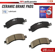 Brake Replacement for 2003-2011 2012 2013 2014 2015 2016 2017 2018 2019 2020 EXPRESS 2500 3500 GMC SAVANA 2500 3500 Brake Pads Are Right Dimensions by DOT Certified Mechanic Reviewed!