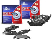 Front & Rear Ceramic Brake Pads D1278,D1279 for FORD EXPEDITION 2007-2009 All Models/LINCOLN NAVIGATOR 2007-2009 All Models