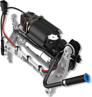 Air Suspension Compressor for Air Ride Pump for Audi Q7 2007 2008 2009 2010 2011 2012 2013 2014 2015, for Porsche Cayenne 2003-2010, for Volkswagen Touareg 2004 2005 2006-2010 with bracket