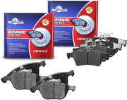 Vehicle Brake Pad for 2012 2013 2014 2015 2016 FORD FOCUS Brake Pads (Excludes ST, w/Rear Disc) Are Works Great,Right Dimensions by DOT Certified Mechanic Reviewed!