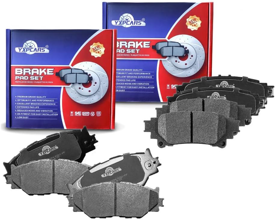 Vehicle Brake Pad for 2014 2015 Lexu IS250 Brake Pads Are Works Great,Right Dimensions by DOT Certified Mechanic Reviewed!