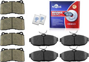 Vehicle Brake Pad for 2007 2008 2009 2010 2011 Mustang SHELBY GT500 Brake Pads Are Works Great,Right Dimensions by DOT Certified Mechanic Reviewed!