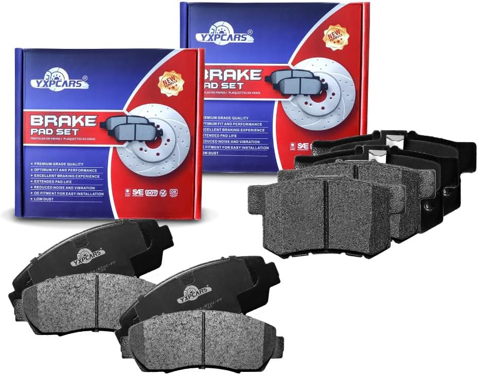 Vehicle Brake Pad for 2007 2008 2009 2010 2011 Honda CR-V Brake Pads Are Works Great,Right Dimensions by DOT Certified Mechanic Reviewed!